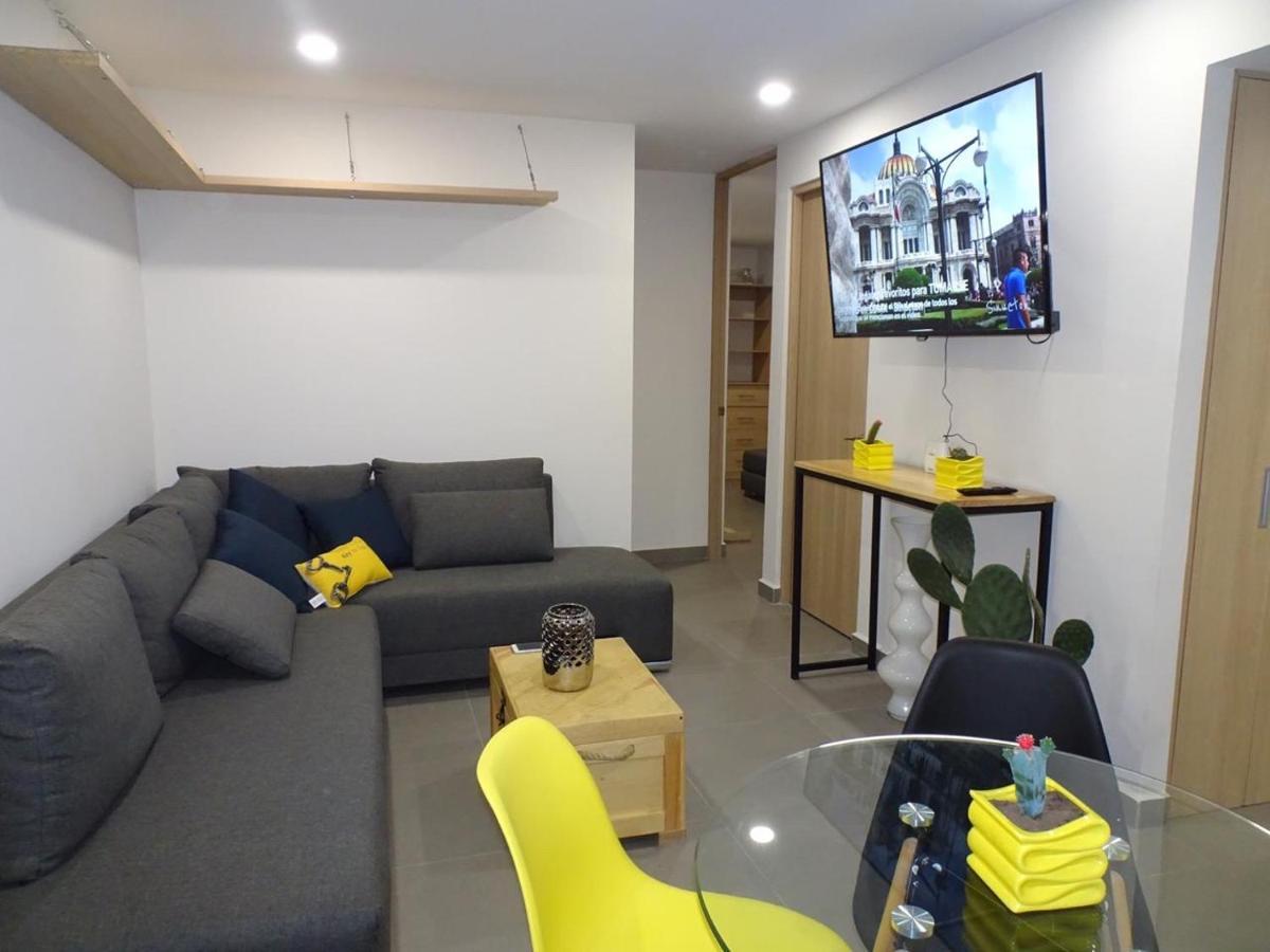 Downtown Depto Con Terraza Privada Apartman Mexikóváros Kültér fotó