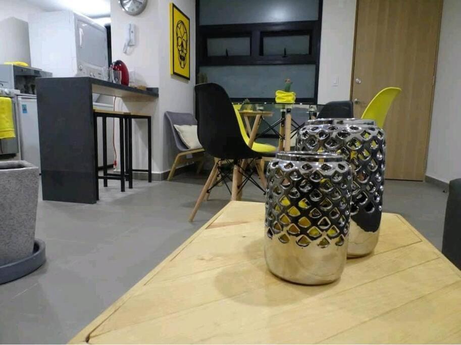 Downtown Depto Con Terraza Privada Apartman Mexikóváros Kültér fotó