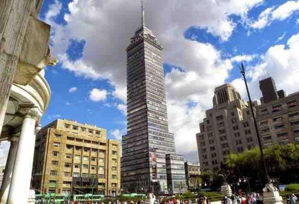 Downtown Depto Con Terraza Privada Apartman Mexikóváros Kültér fotó